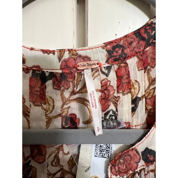 NWT Free People See It Through sheer floral dress - Picture 3 of 3